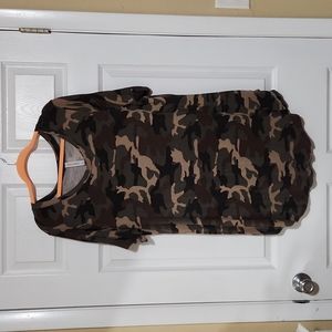 Camo blouse